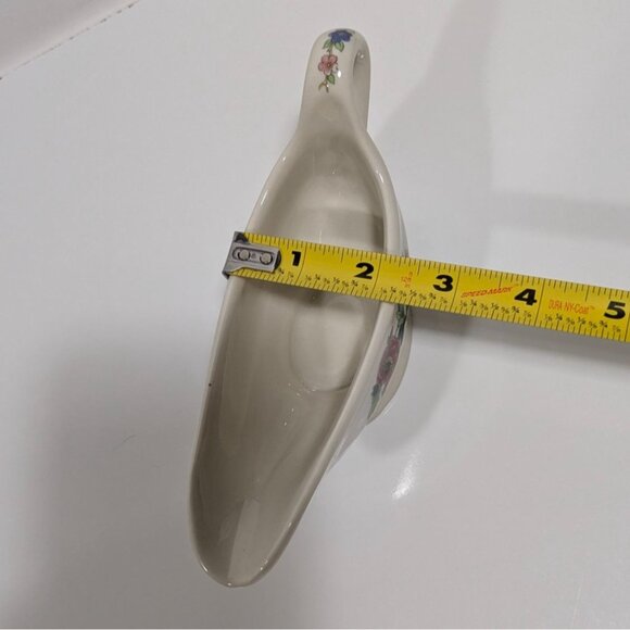 Syracuse Birds Of Paradise Gravy Boat Floral Vintage Server Restaurant Ware - Picture 3 of 16